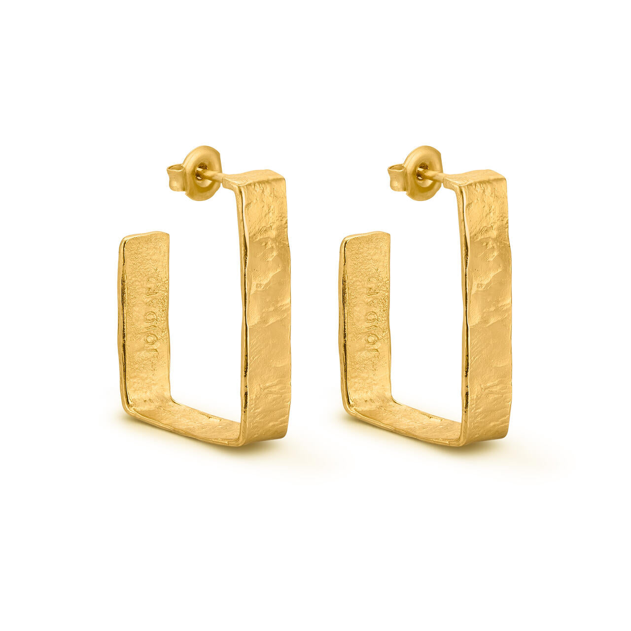 Lignis Gold Hoops Large