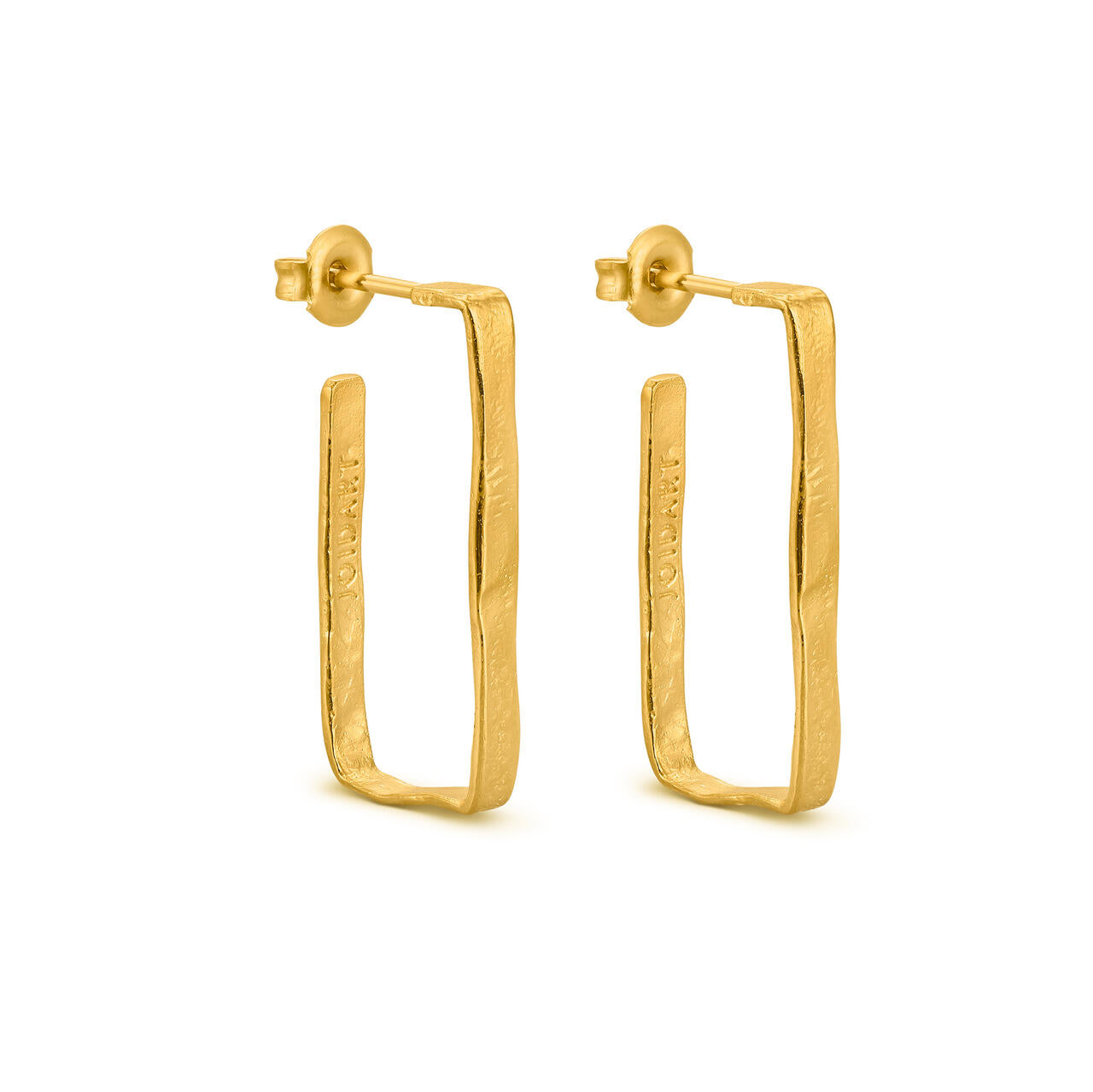 Lignis Gold Thin Hoops Large