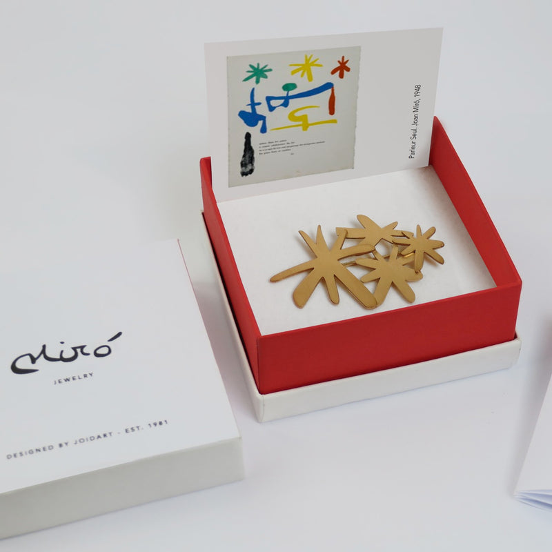 Miro Gold Brooch Stars