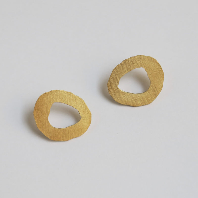 Miro Gold Earrings Circle