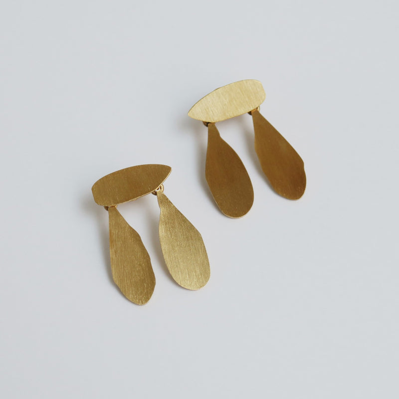 Miro Dangling Gold Earrings