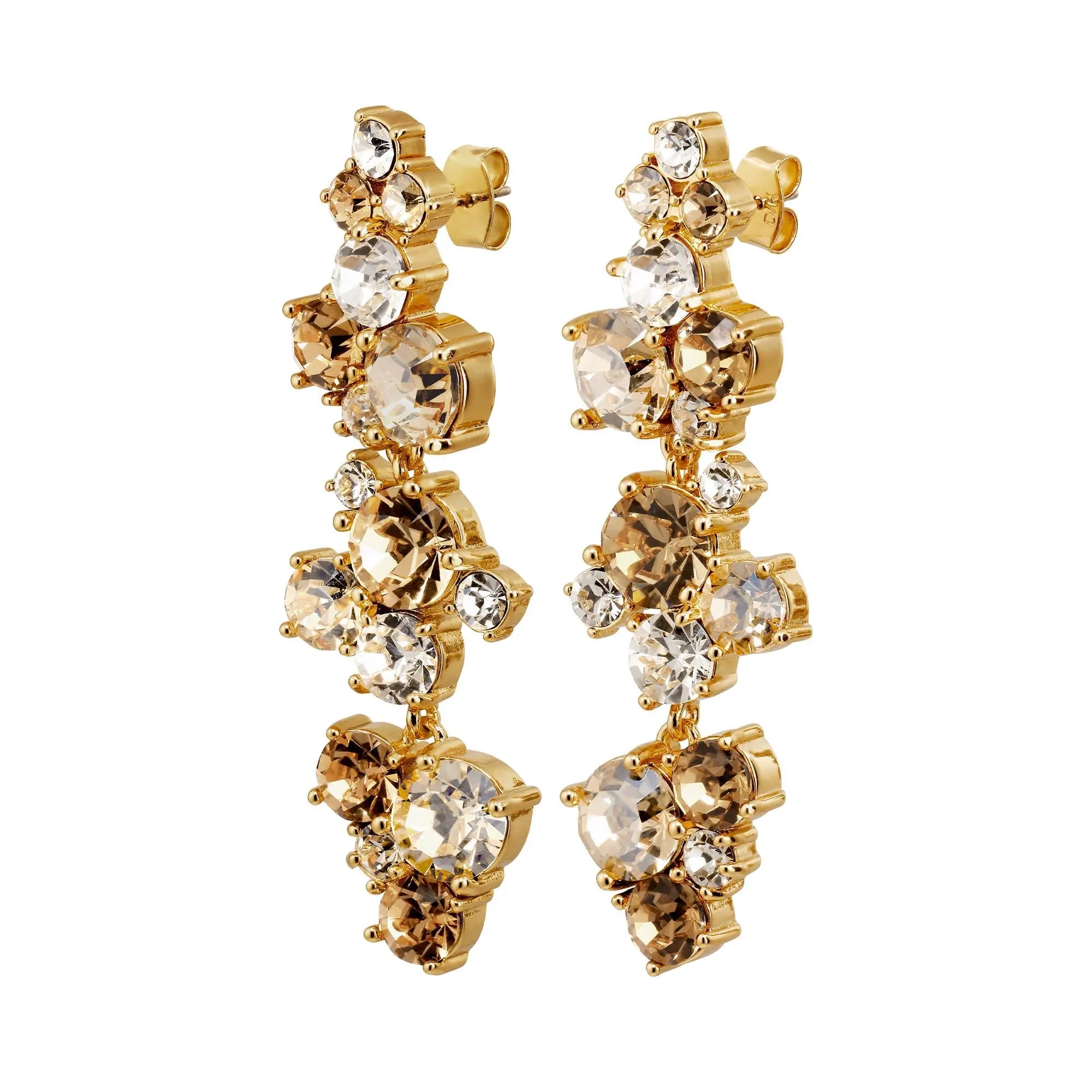 Mayhem Gold Earrings, Golden Dyrberg/Kern NZ