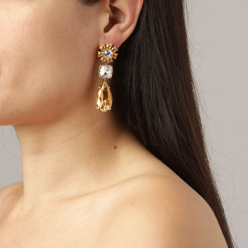 Misia Gold Earrings - Golden