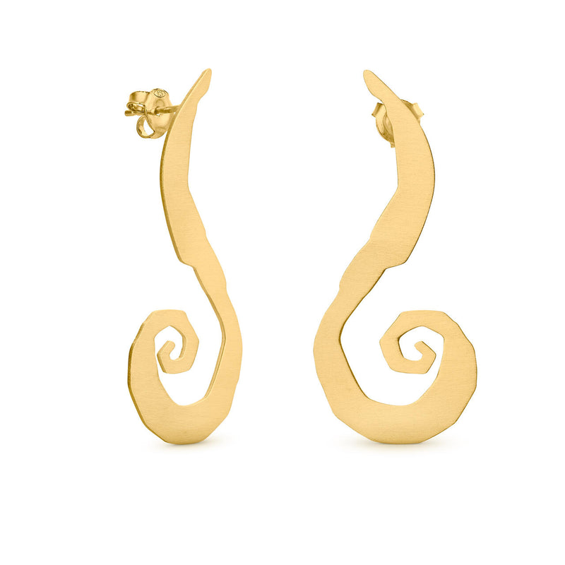 Mar Gold Earrings Long