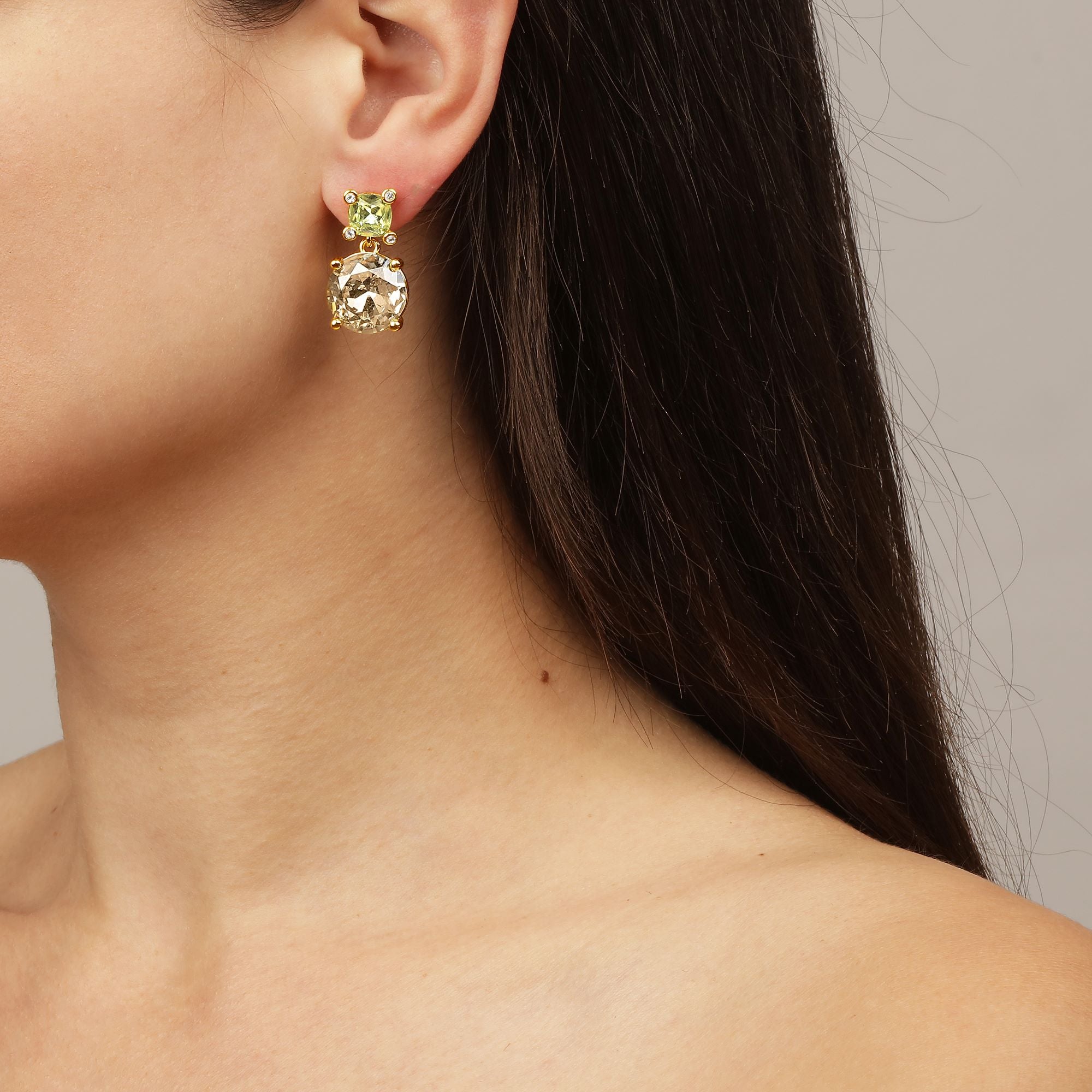 Nicola Gold Earrings - Golden / Yellow