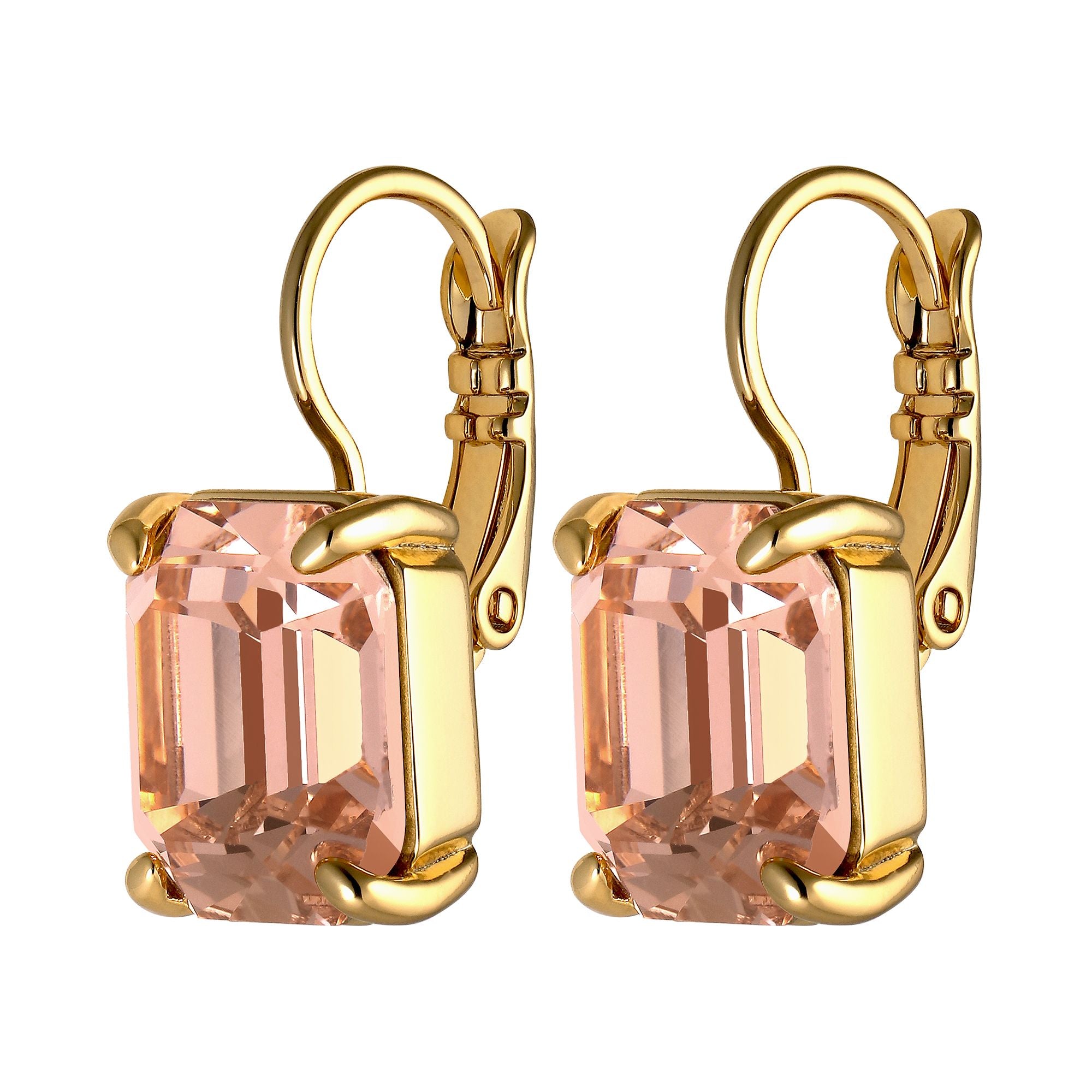 Segin Gold Earrings - Peach