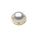 Sence Gold Interchangeable Ring Topper - White Pearl