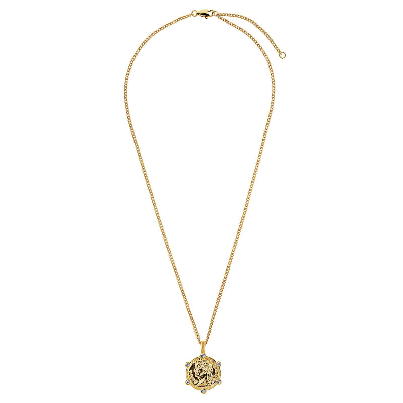 Siena Gold Necklace - Crystal