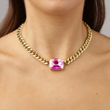 Tagona Gold Necklace - Light Rose