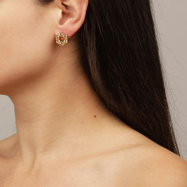 Ursula Gold Earrings - Golden