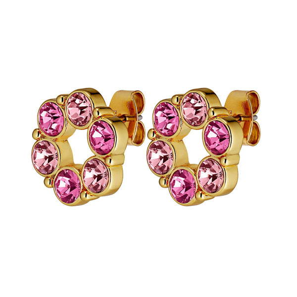 Ursula Gold Earrings - Rose