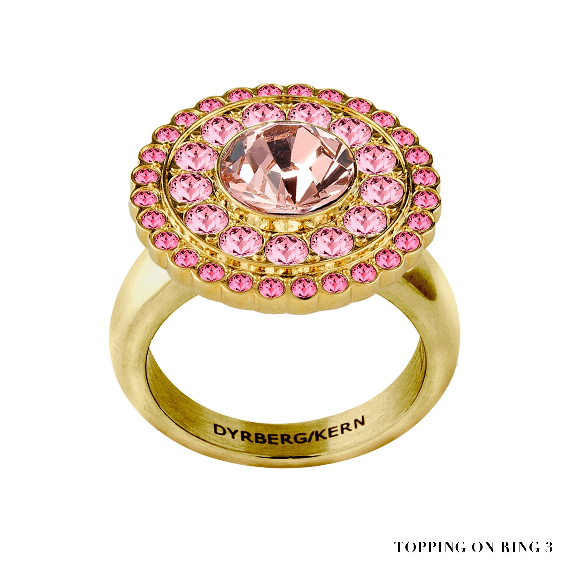 Value Gold Interchangeable Ring Topper - Rose