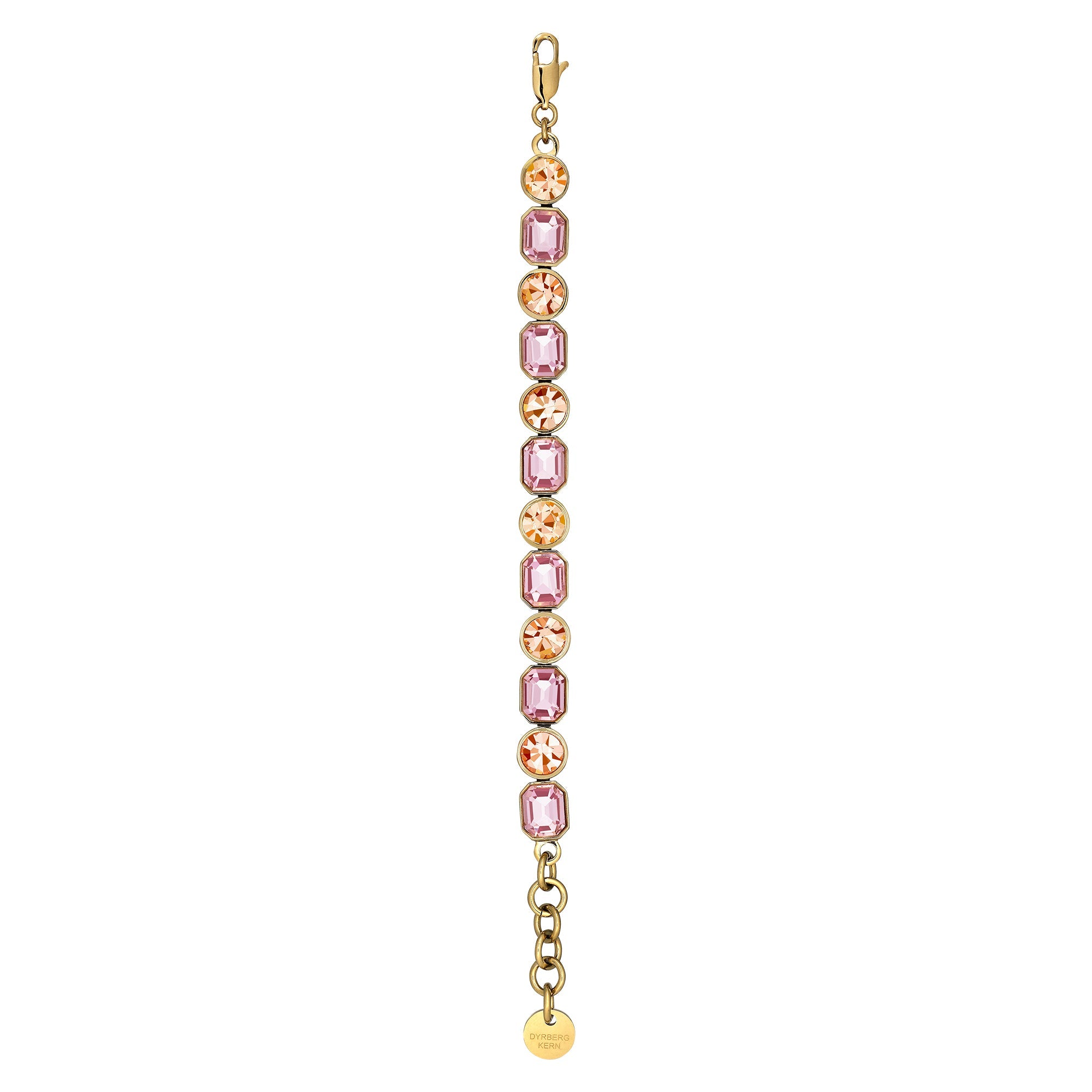 Alaya Gold Bracelet - Light Rose / Peach - Dyrberg/Kern NZ