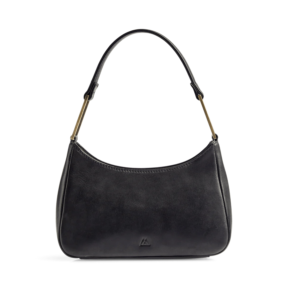 Arialla Handbag, Antique, Black w/Bright Gold - Dyrberg/Kern NZ