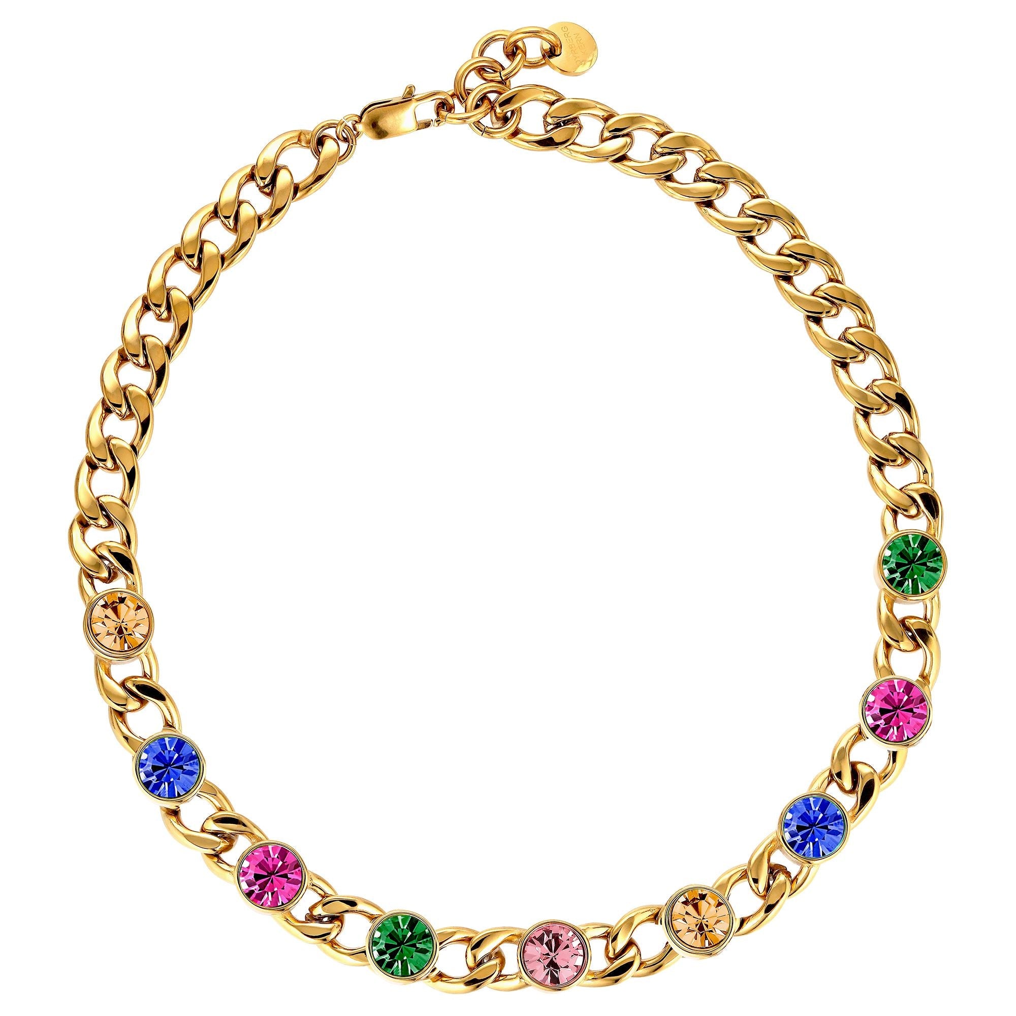 Camela Gold Necklace - Rainbow - Dyrberg/Kern NZ