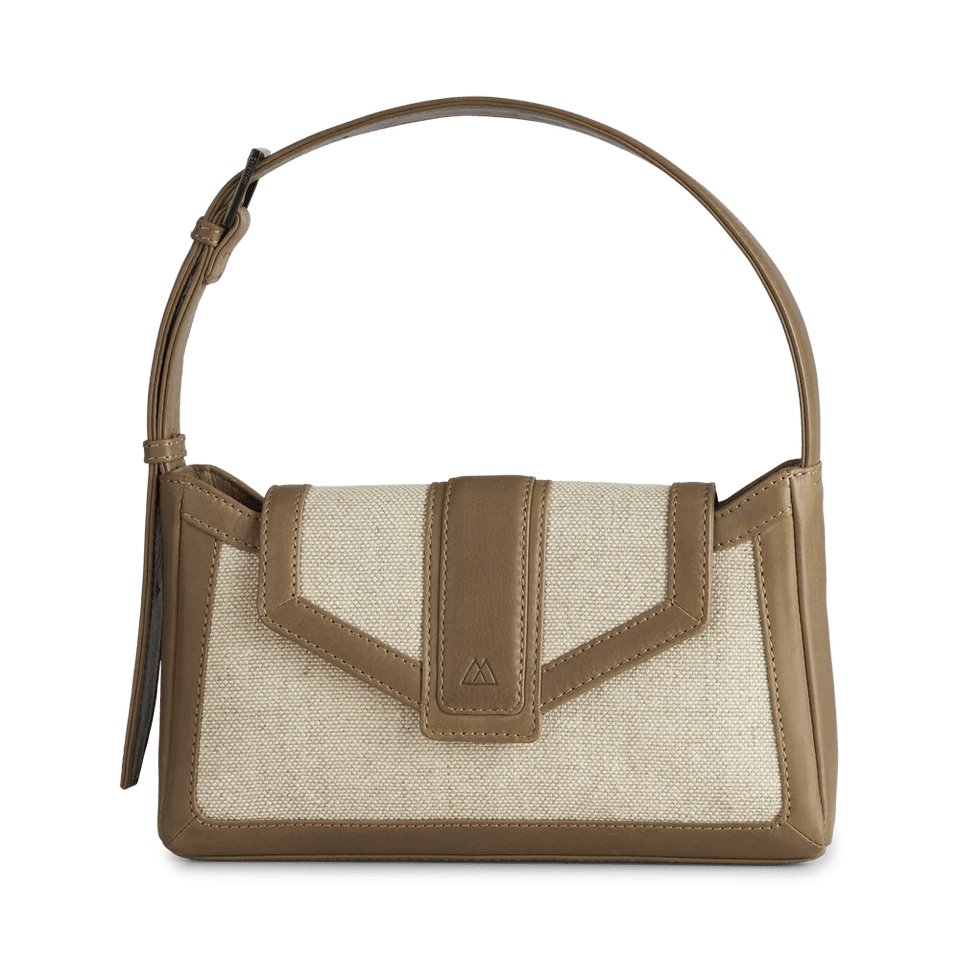 Daphne Bag, Canvas Mix, Caramel+Offwhite - Dyrberg/Kern NZ