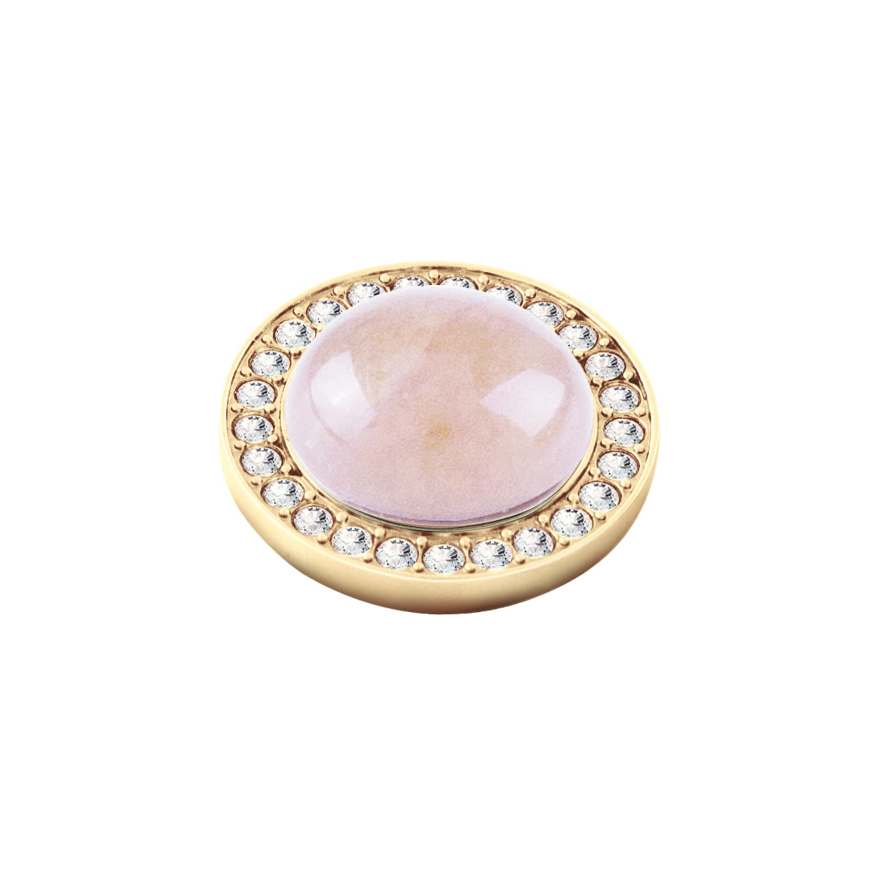 Focus Gold Interchangeable Ring Topper - Rose