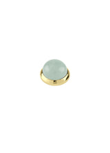 Bud Gold Interchangeable Ring Topper - Light Green