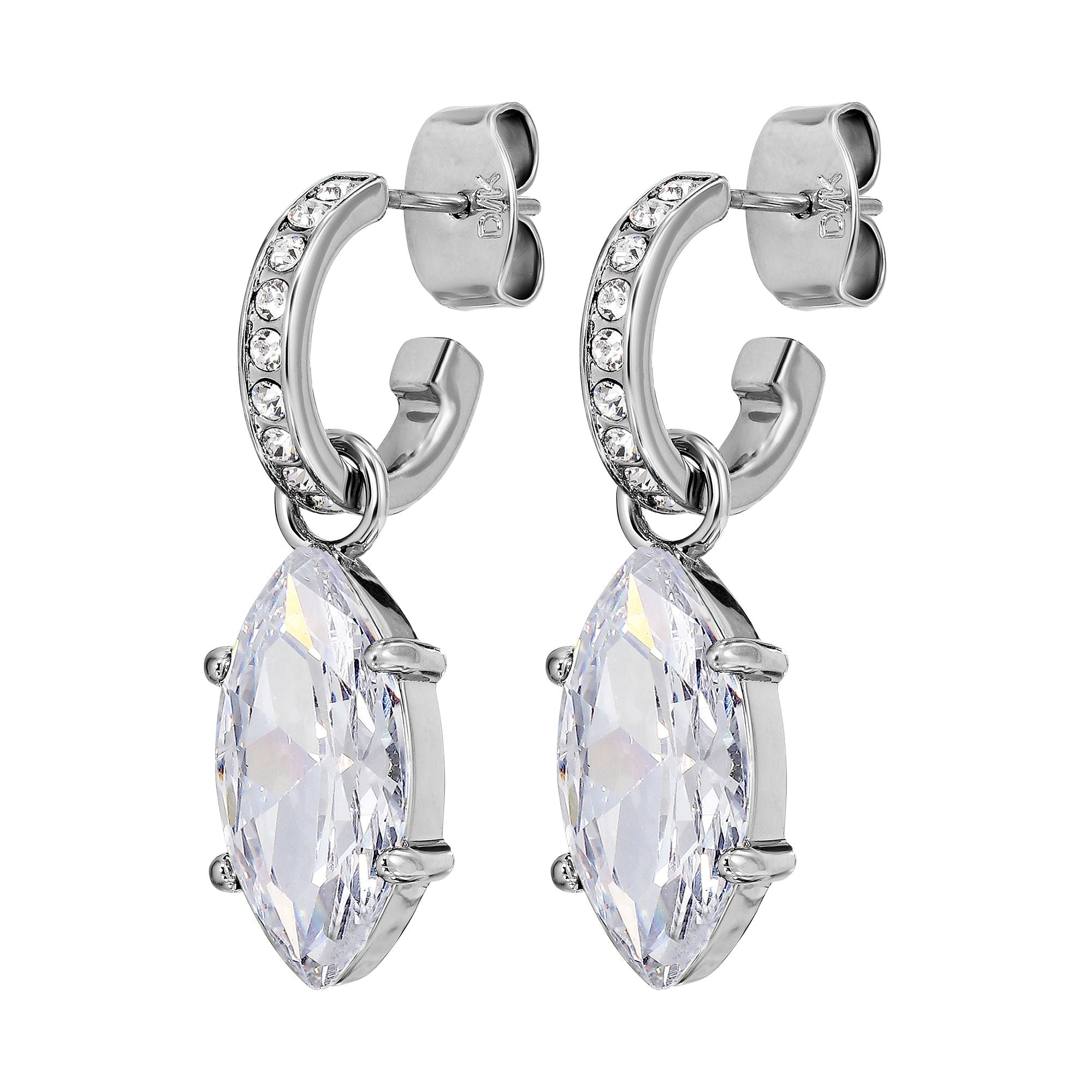 Junipe Shiny Silver Earrings - Dyrberg/Kern NZ