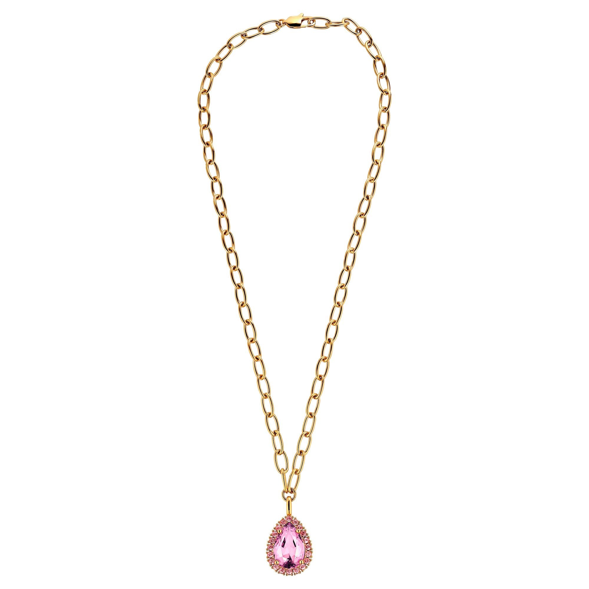 Metta Gold Necklace - Light Rose - Dyrberg/Kern NZ