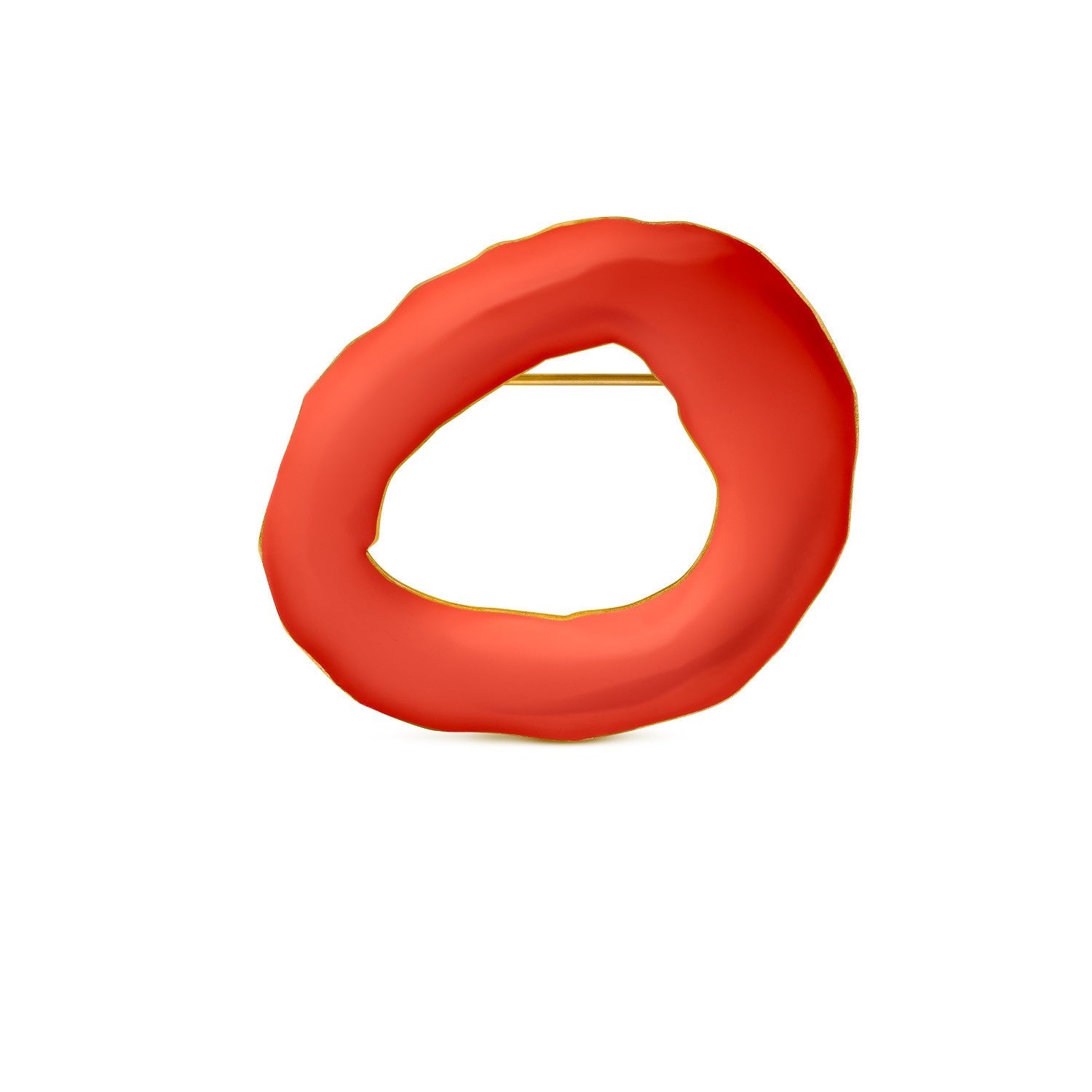 Miro Gold Brooch Red - Dyrberg/Kern NZ