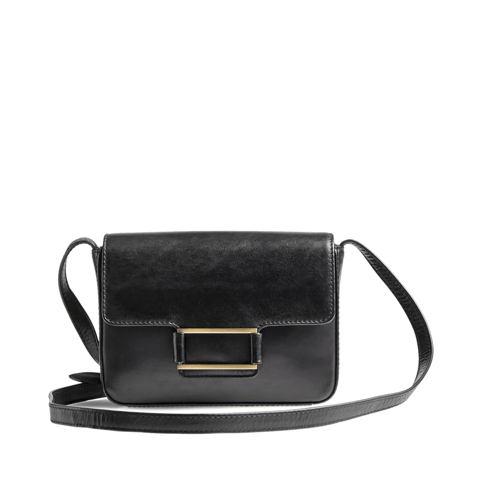 Noelle Crossbody Bag, Antique, Black w/Brushed Gold - Dyrberg/Kern NZ