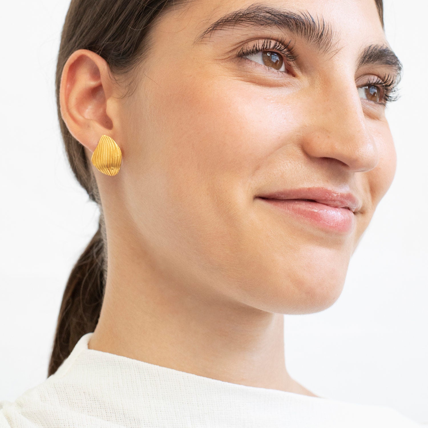 Onaria Small Golden Earrings - Dyrberg/Kern NZ