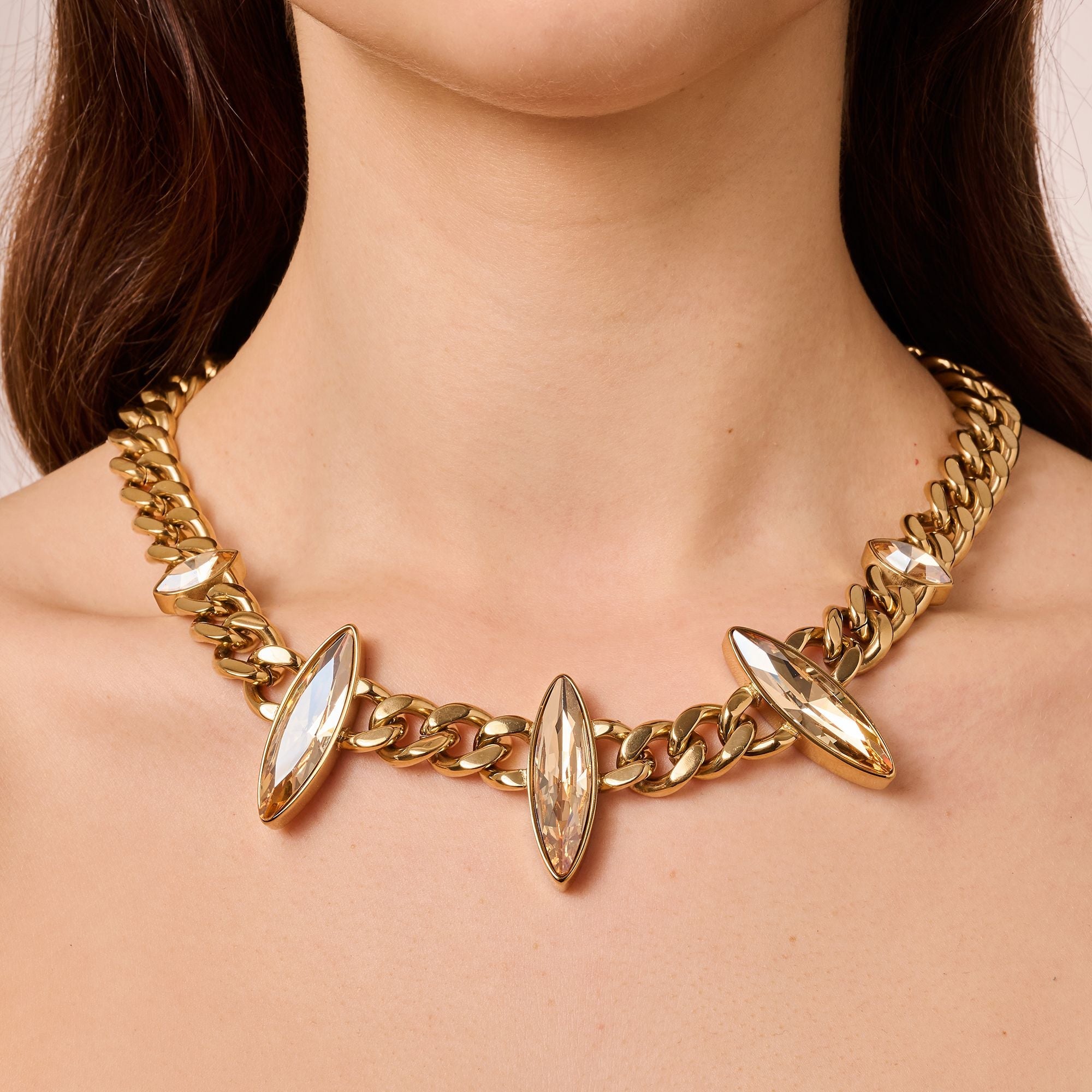 Opsica Gold Necklace - Golden - Dyrberg/Kern NZ