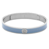 Pennika Shiny Silver Bracelet - Light Blue