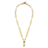 Lisanna Gold Necklace - Crystal