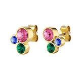 Aki Gold Earrings - Rainbow - Dyrberg/Kern NZ