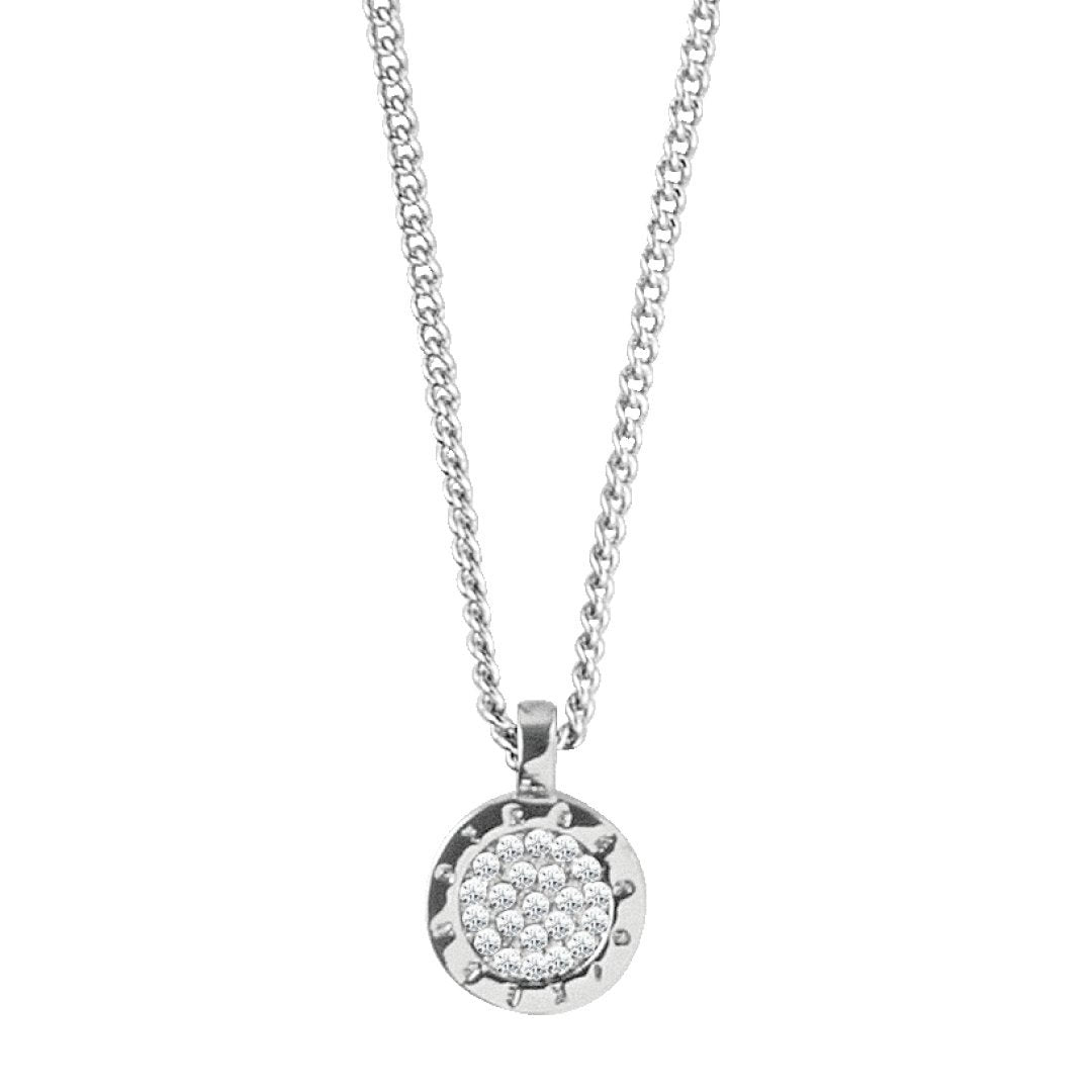 Alia Shiny Silver Necklace - Dyrberg/Kern NZ