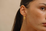 Arena Gold Earrings Medium - Dyrberg/Kern NZ