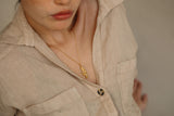 Arena Gold Necklace Large - Dyrberg/Kern NZ