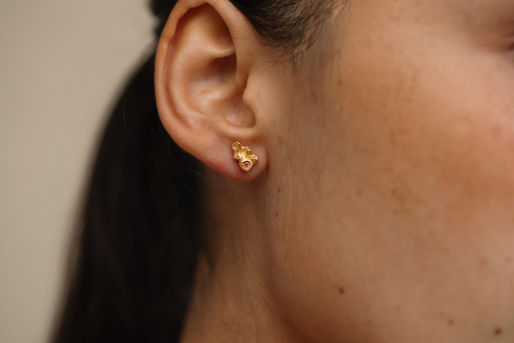 Arena Gold Stud Earrings - Dyrberg/Kern NZ