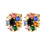 Aude Gold Earrings - Rainbow - Dyrberg/Kern NZ
