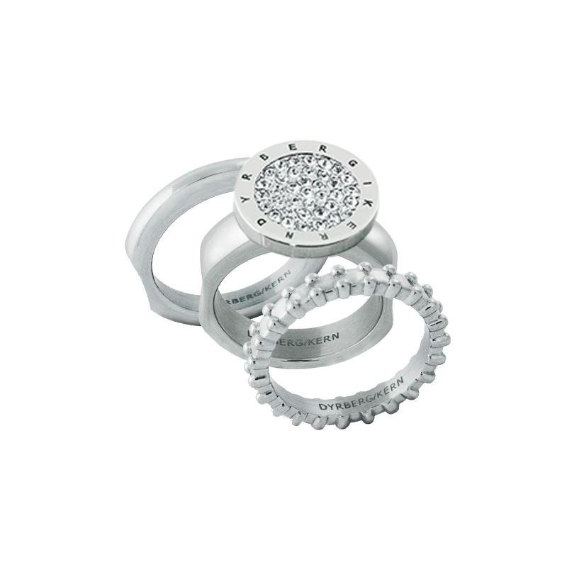 Balance Shiny Silver Interchangeable Ring Topper - Dyrberg/Kern NZ