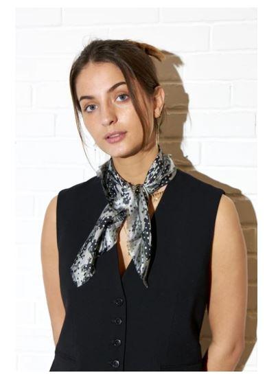 CAMO DOTS Silk scarf | Khaki - Dyrberg/Kern NZ