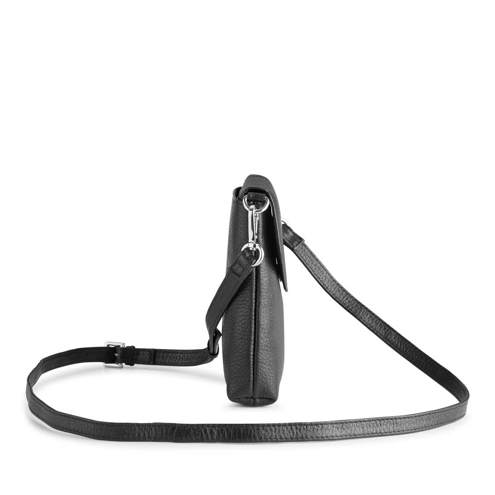 Carly Mobile Bag, Grain, Black - Dyrberg/Kern NZ