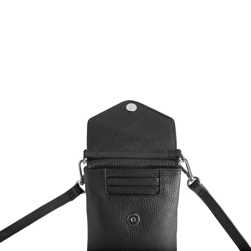 CARLY MOBILE BAG, GRAIN / BLACK - Dyrberg/Kern NZ