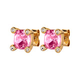 Pink Gold Stud Earrings - Dyrberg/Kern NZ