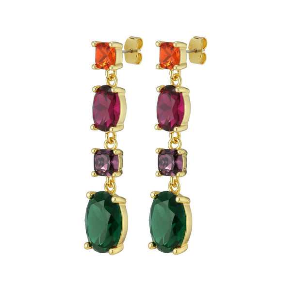 Cornelia Gold Earrings - Rainbow - Dyrberg/Kern NZ