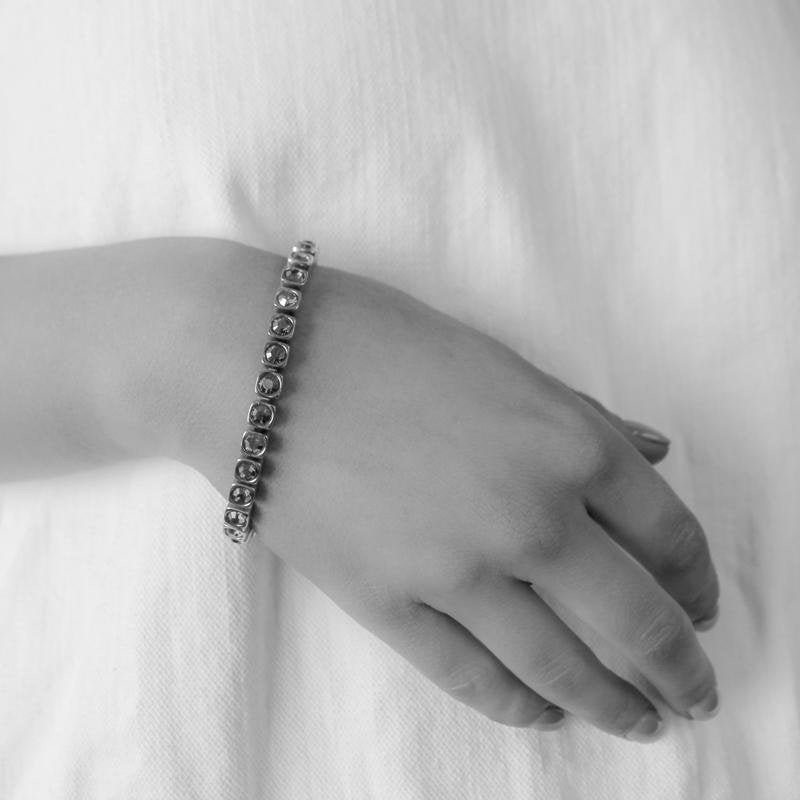 Cory Gold Tennis Bracelet - Green - Dyrberg/Kern NZ
