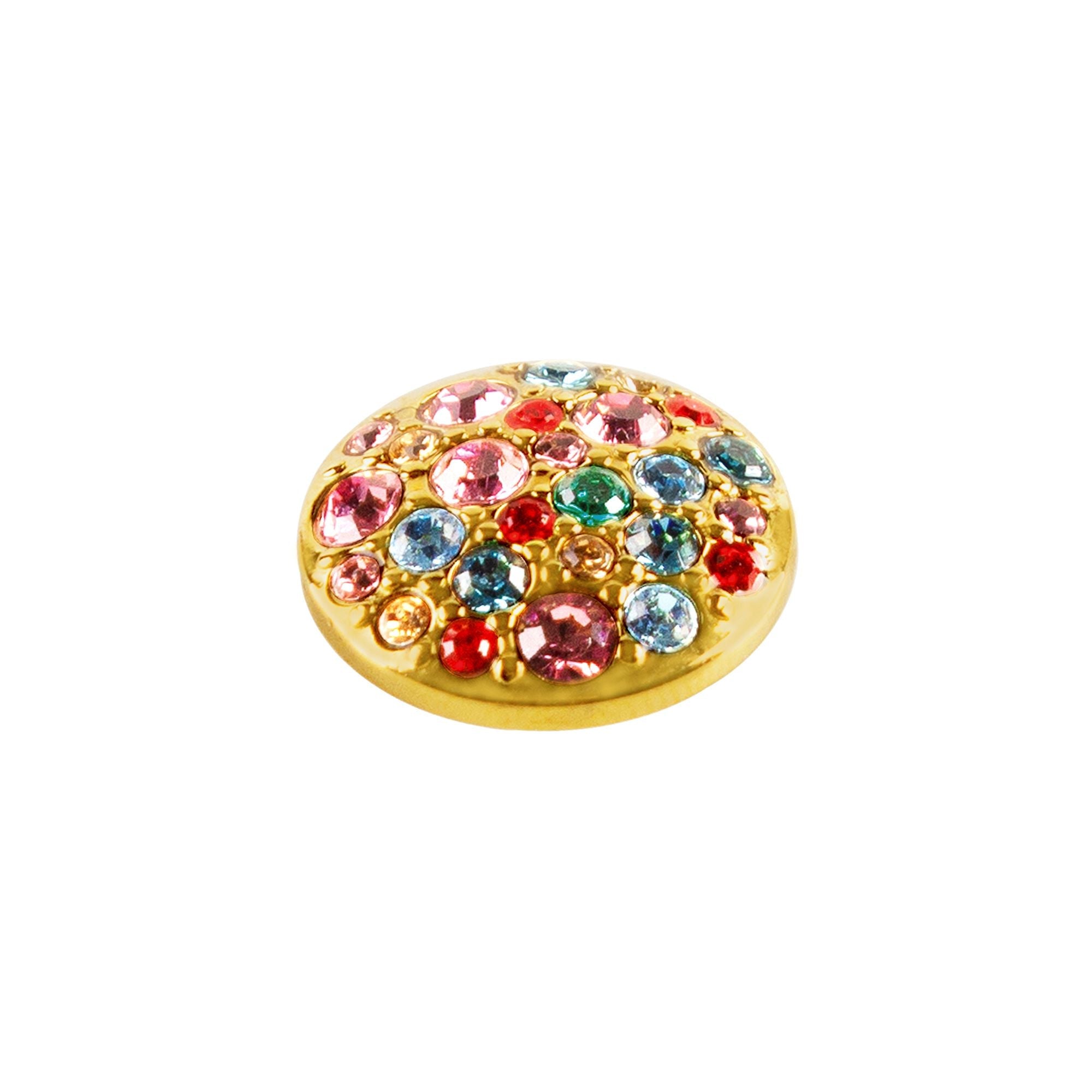 Delight Gold Interchangeable Ring Topper - Multi - Dyrberg/Kern NZ