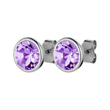Violet Steel Stud Earrings - Dyrberg/Kern NZ