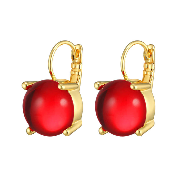 1970's 18K Yellow Gold Round Coral Earrings – Robinson's Jewelers