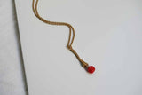 ECLAT NECKLACE WITH CORAL BALL - Dyrberg/Kern NZ