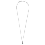 Ette Shiny Silver Necklace - Grey - Dyrberg/Kern NZ