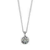 Ette Shiny Silver Necklace - Grey - Dyrberg/Kern NZ