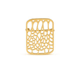 Gaudi Gold Brooch (Square) - Dyrberg/Kern NZ